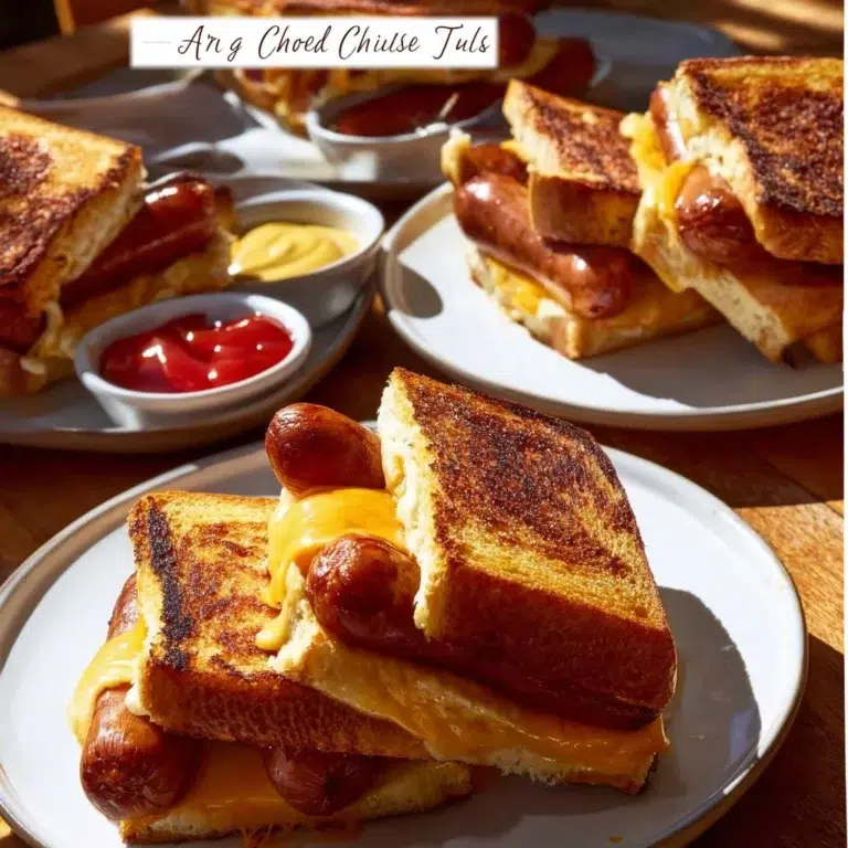 Air Fryer Grilled Cheese Hot Dogs: The Ultimate Comfort Food