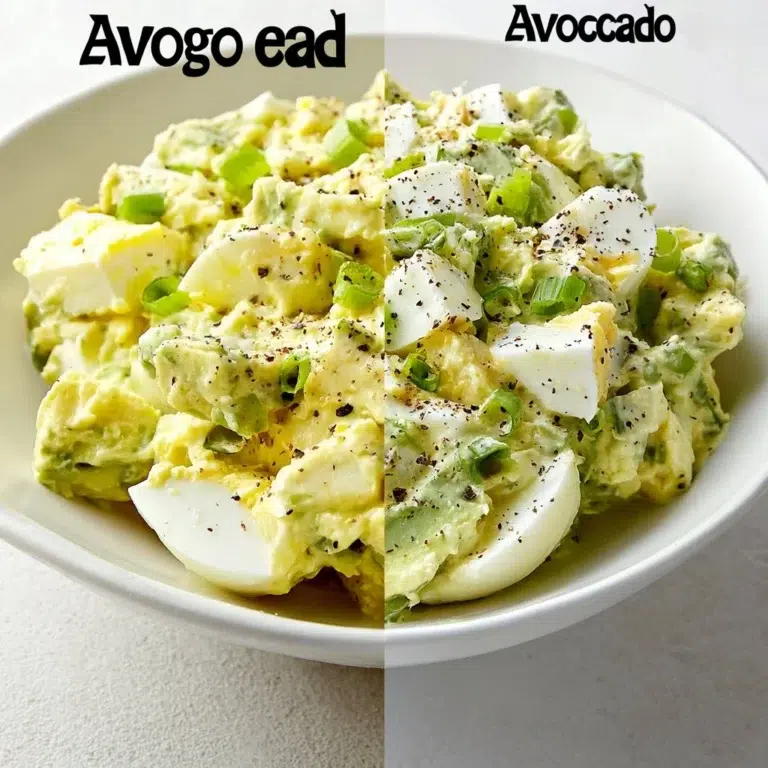 Avocado and Egg Salad: Easy, Creamy, and Delicious