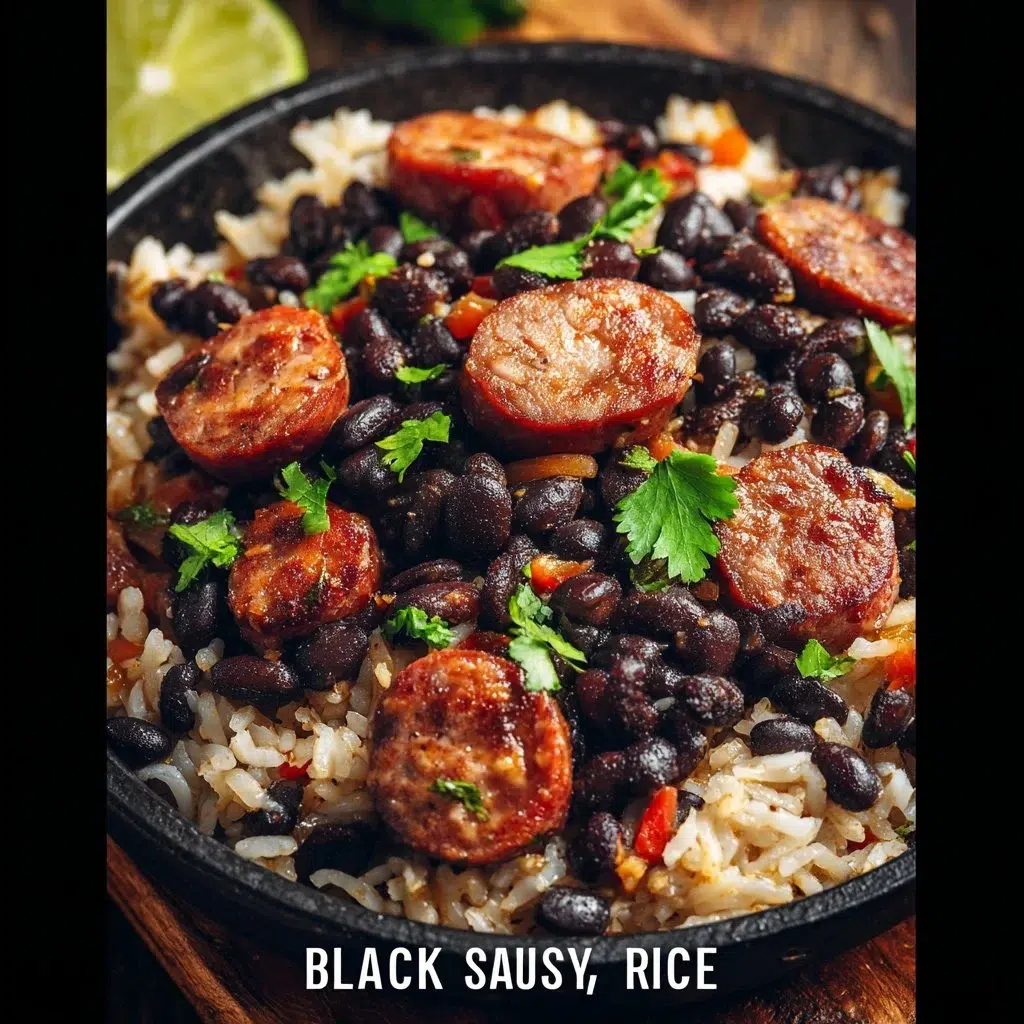 Black Beans and Rice with Sausage