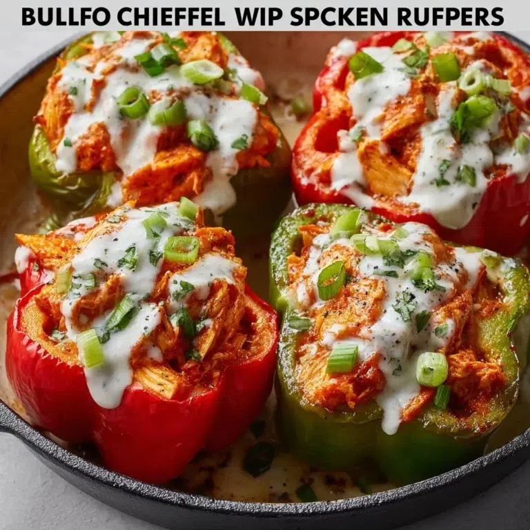Buffalo Chicken Stuffed Peppers Recipe That Will Wow Your Guests