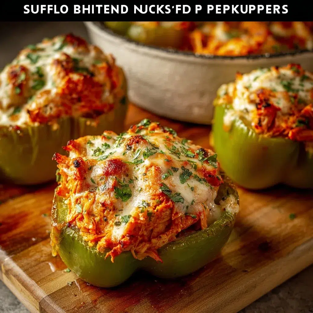 Buffalo Chicken Stuffed Peppers Recipe That Will Wow Your Guests 8 Buffalo Chicken Stuffed Peppers