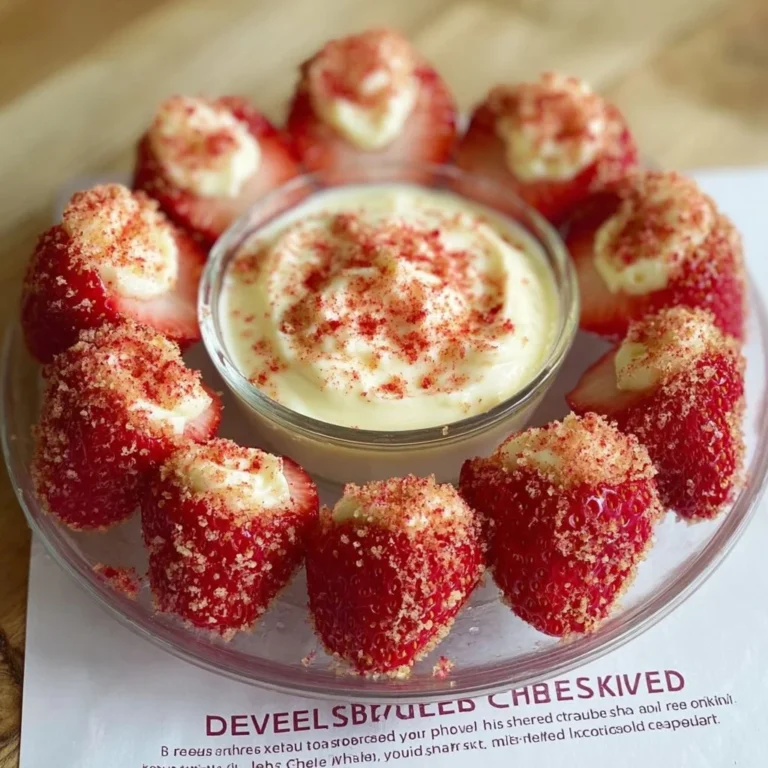 Cheesecake Deviled Strawberries: A Delicious Dessert Delight