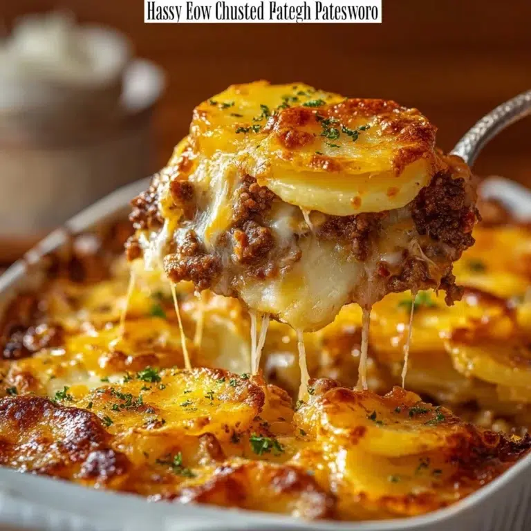 Cheesy Hamburger Potato Casserole