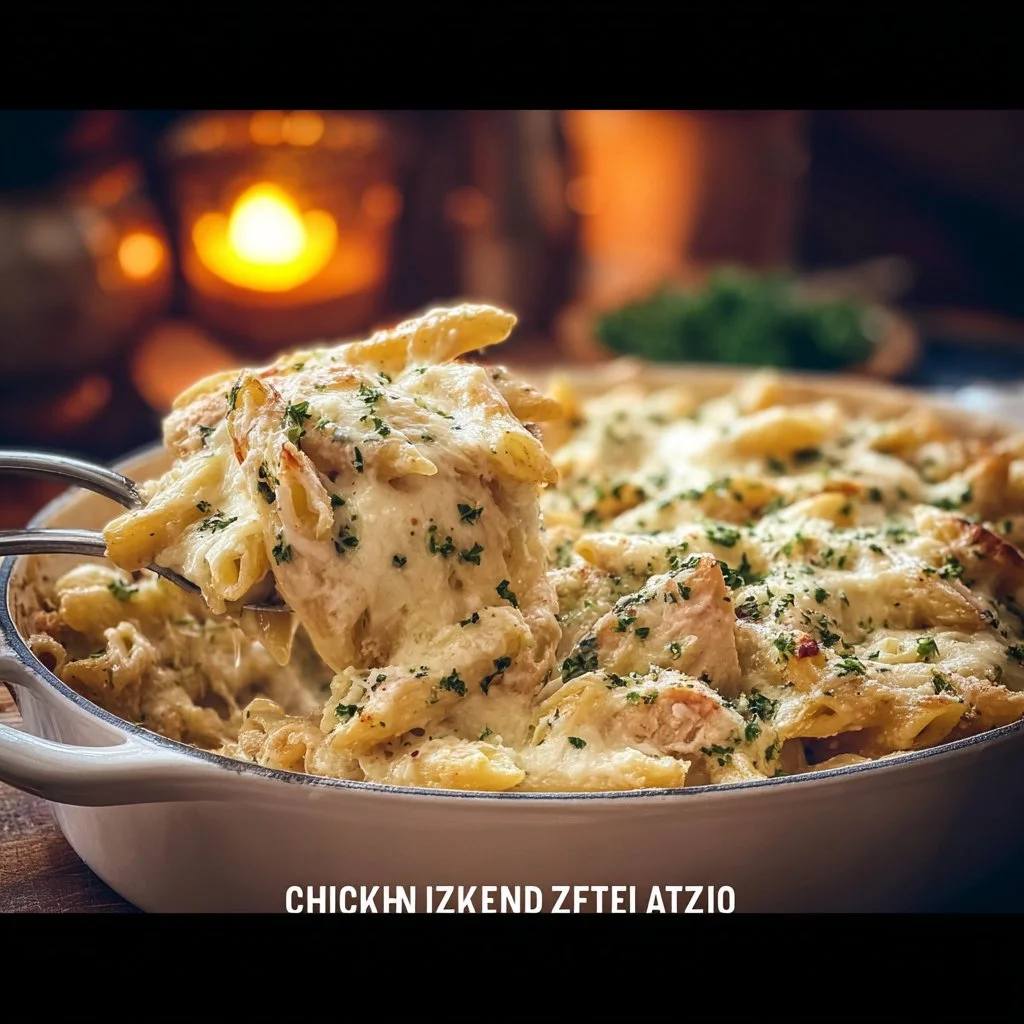 Chicken Alfredo Ziti Casserole: A Comforting Casserole Recipe 8 Chicken Alfredo Ziti Casserole