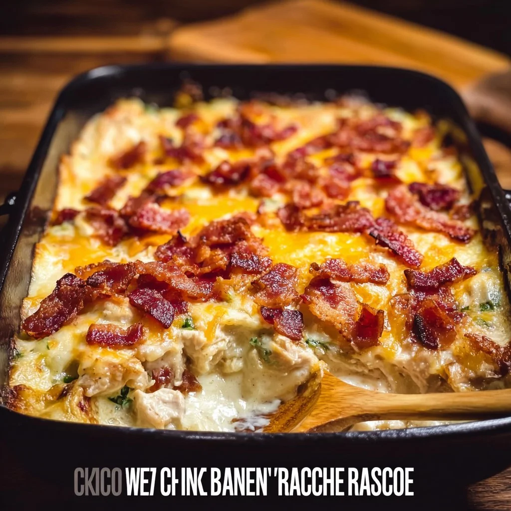 Chicken Bacon Ranch Casserole: Easy and Delicious Comfort Food 8 Chicken Bacon Ranch Casserole