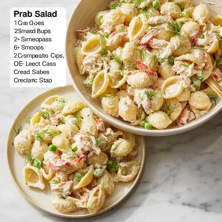 Crab Pasta Salad: A Creamy and Delicious Recipe Experience