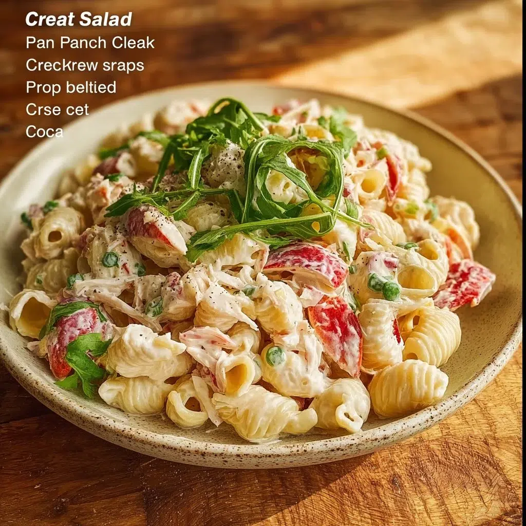 Crab Pasta Salad: A Creamy and Delicious Recipe Experience 8 Crab Pasta Salad