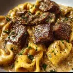 Cracked Garlic Steak Tortellini in Creamhouse Sauce Bliss 12 cracked garlic steak tortellini in creamhouse sauc 2026 05 24 081613 1