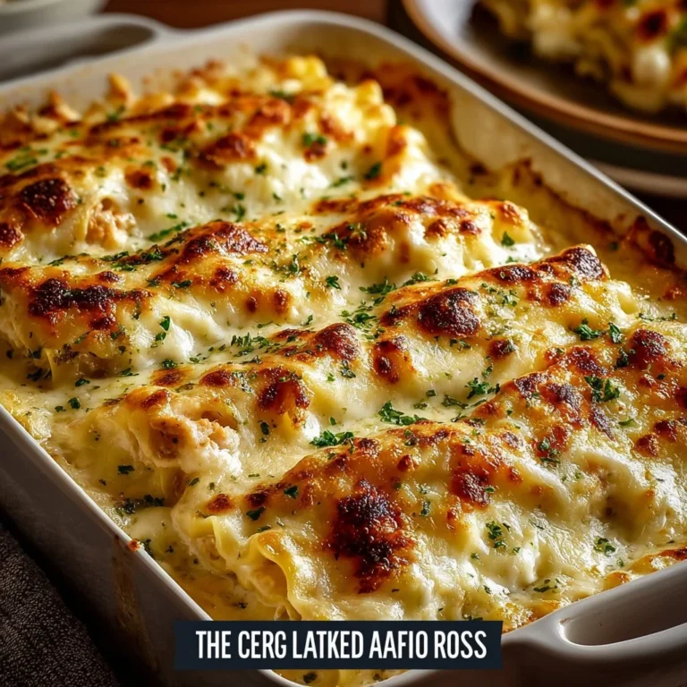 Creamy Chicken Alfredo Lasagna Rolls: A Delicious Twist on Classic Lasagna