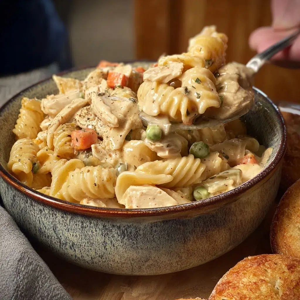 Crock Pot Chicken Pot Pie Pasta: Easy Comfort Food Recipe 8 Crock Pot Chicken Pot Pie Pasta