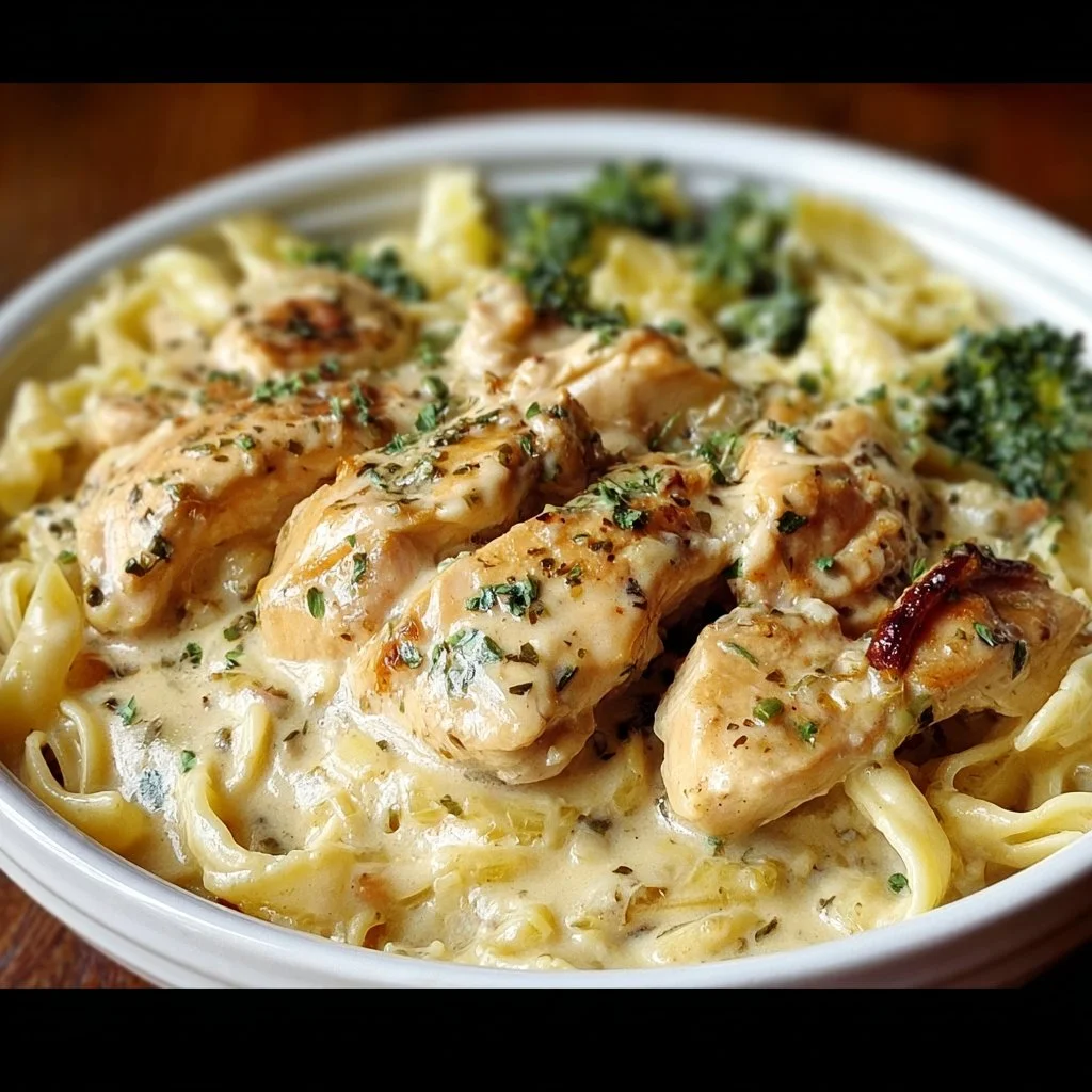 Crockpot Olive Garden Chicken for Easy, Creamy Comfort Meals 8 Delicious Crockpot Olive Garden Chicken served with creamy sauce