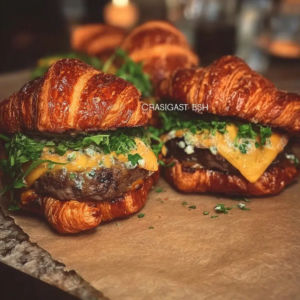Croissant Smash Burgers 8 Croissant Smash Burgers