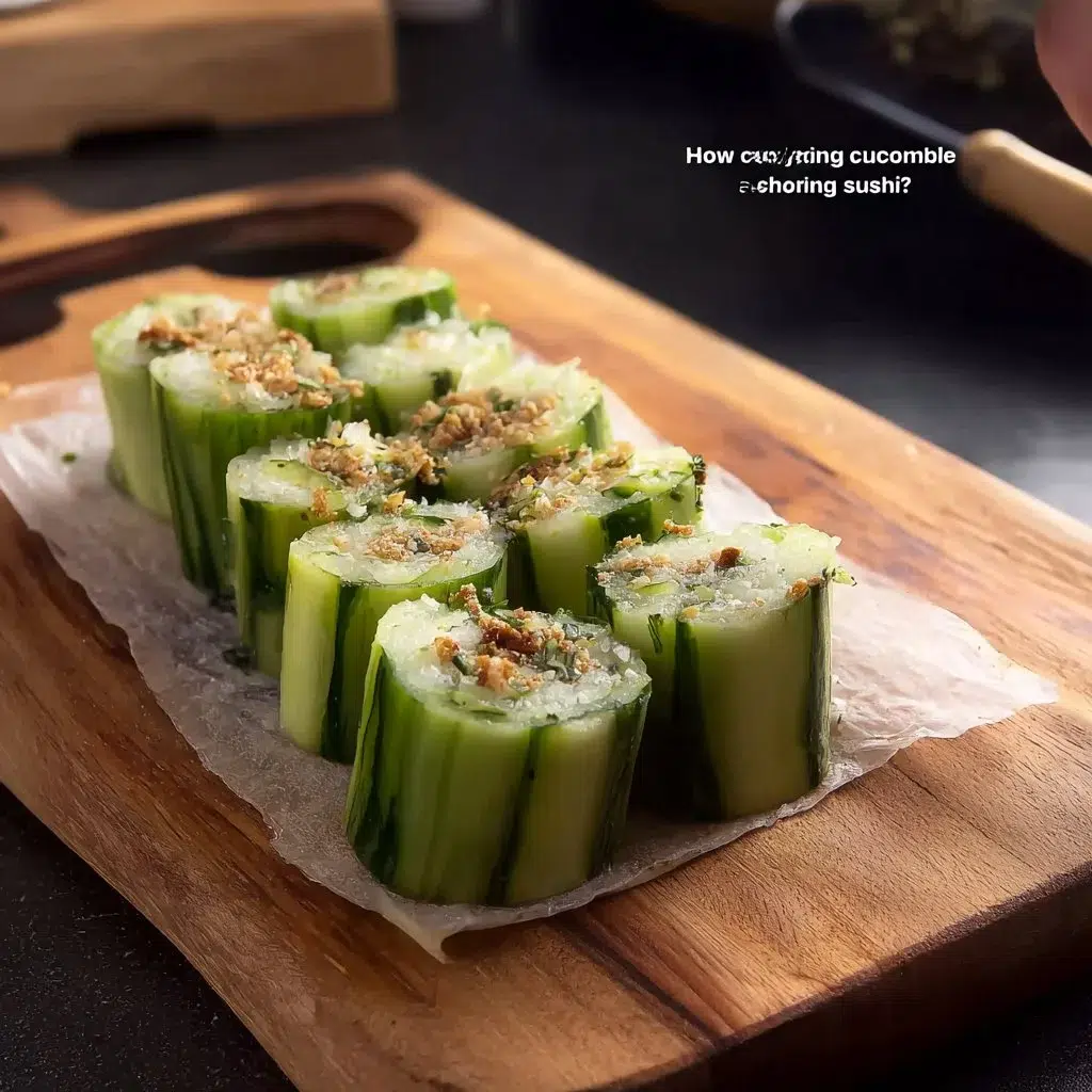 Cucumber Sushi Keto Recipe - Refreshing and Easy to Make 11 Cucumber Sushi Keto Recipe