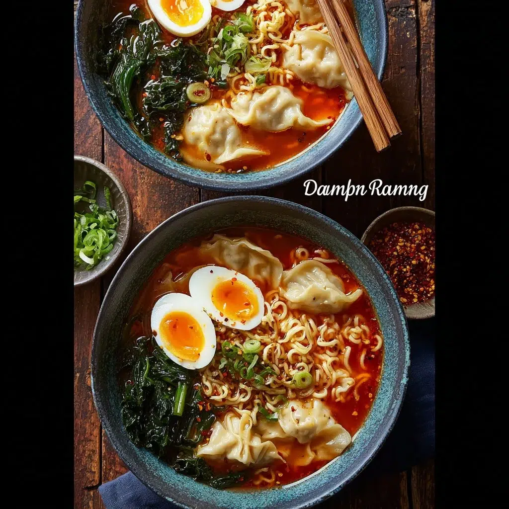 Dumpling Ramen Bowl: A Comforting and Flavorful Recipe 6 Delicious Dumpling Ramen Bowl with fresh ingredients and rich broth