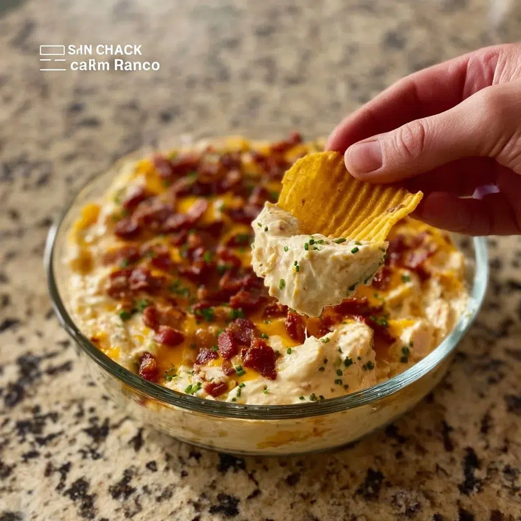 Easy Chicken Bacon Ranch Dip 7 Easy Chicken Bacon Ranch Dip