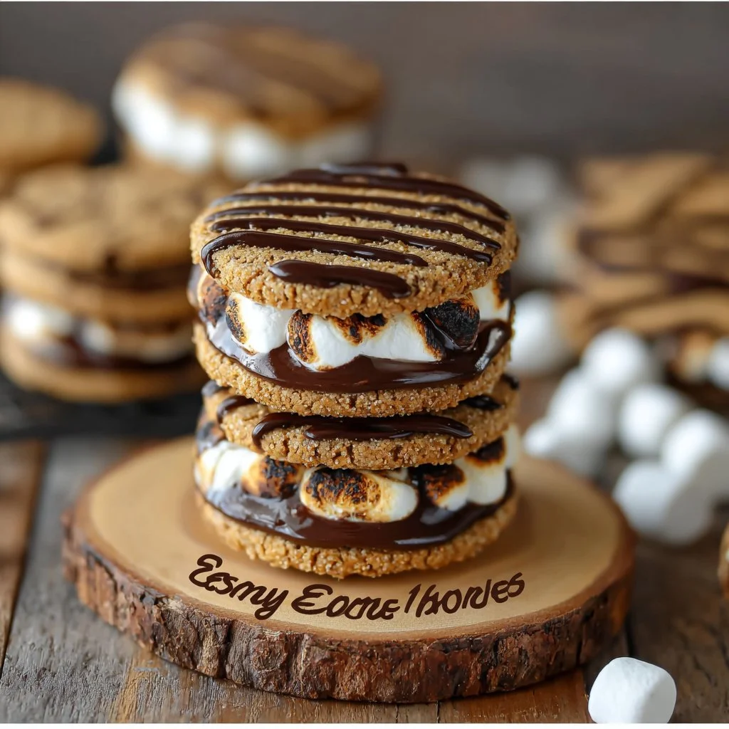 Easy Cookie S'mores Recipe: Simple and Delicious Delight 8 Delicious easy cookie s'mores recipe with marshmallows and chocolate