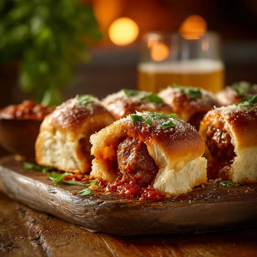 Easy Pull-Apart Meatball Sliders 9 Easy Pull-Apart Meatball Sliders