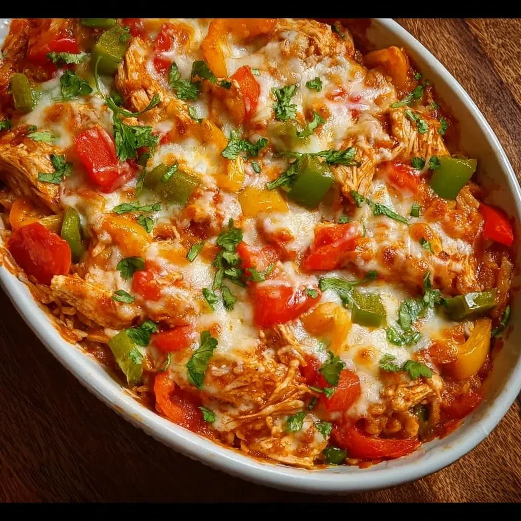 Fajita Chicken Casserole – Easy Tex-Mex Dinner Bake