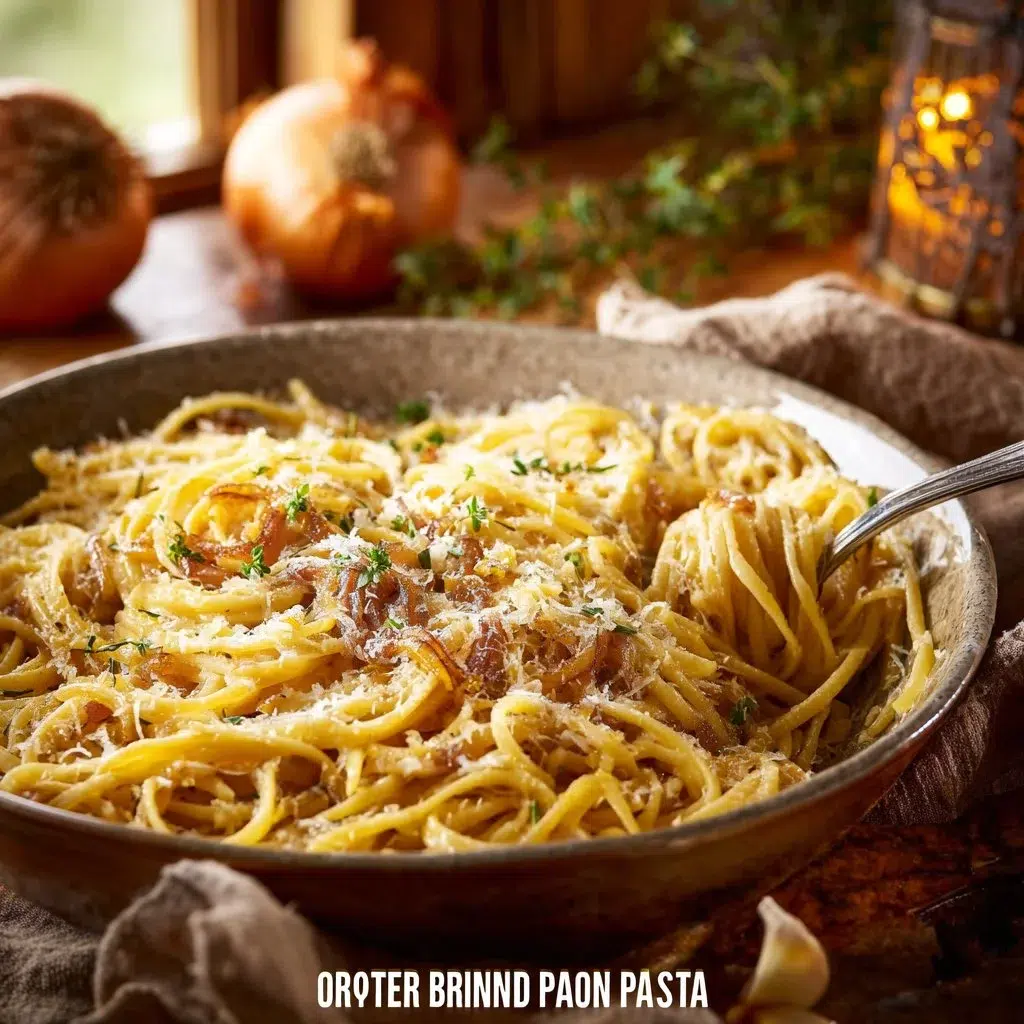 French Onion and Browned Butter Pasta 8 French Onion and Browned Butter Pasta
