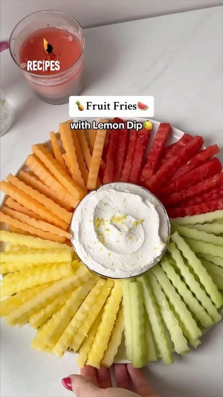 Fruit Fries with Lemon Dip Recipe: 7 Delicious Dessert Ideas