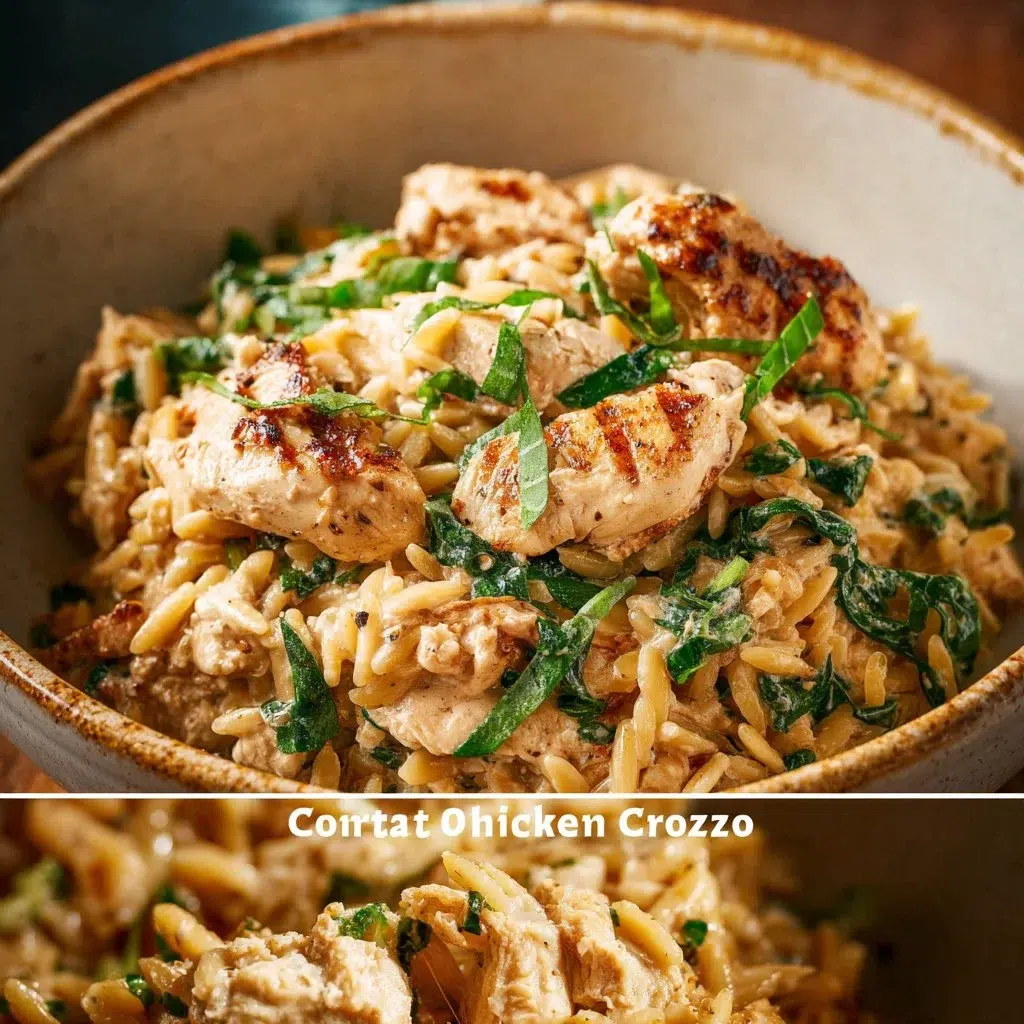 High Protein Chicken Orzo