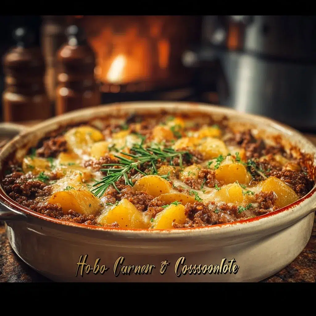 Hobo Casserole with Ground Beef & Potatoes 8 Hobo Casserole with Ground Beef & Potatoes