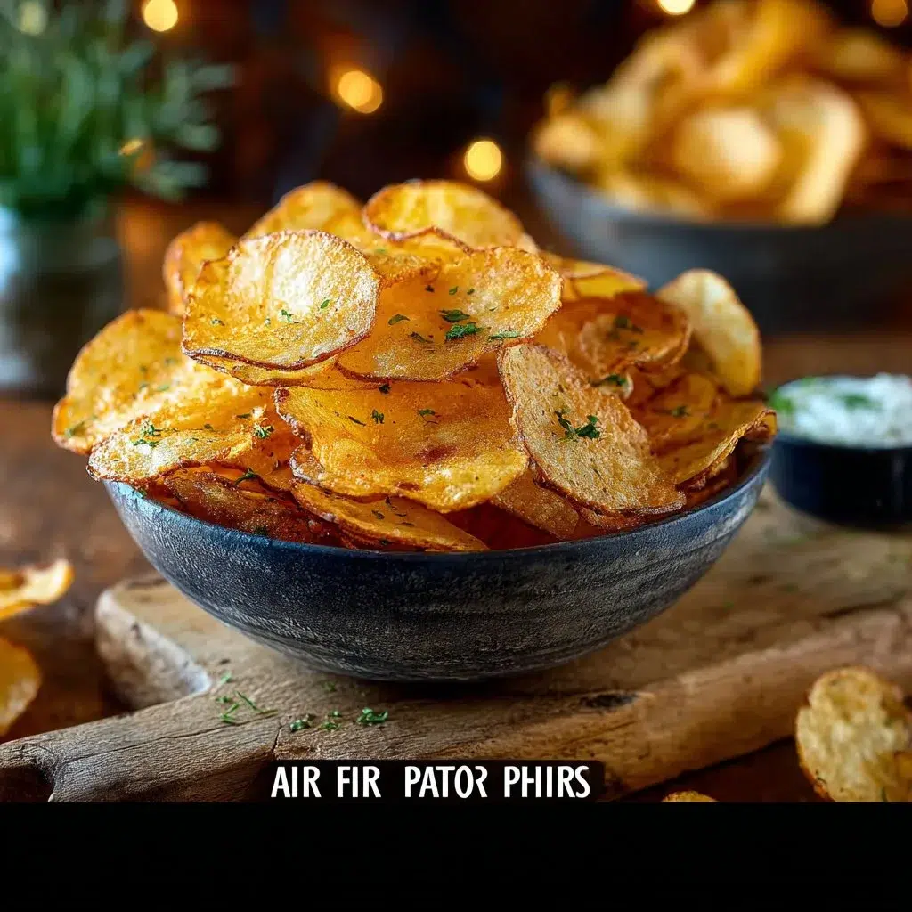 Homemade Air Fryer Potato Chips Recipe: Easy and Delicious. 10 Homemade Air Fryer Potato Chips