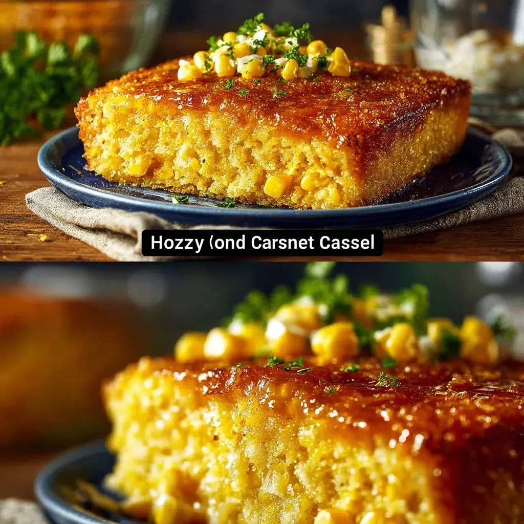 Honey Glazed Corn Casserole