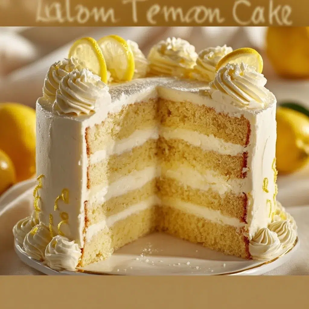 Lemon Chantilly Cake Recipe - A Refreshing Dessert Delight 7 Lemon Chantilly Cake beautifully decorated with fresh lemon zest and cream.