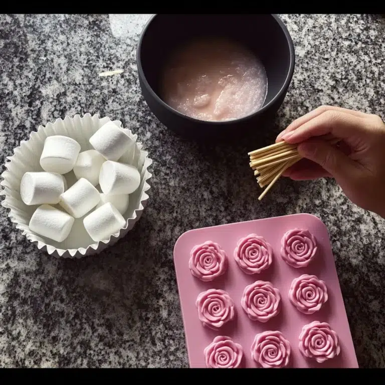 Marshmallows Chocolate Rose Bouquet