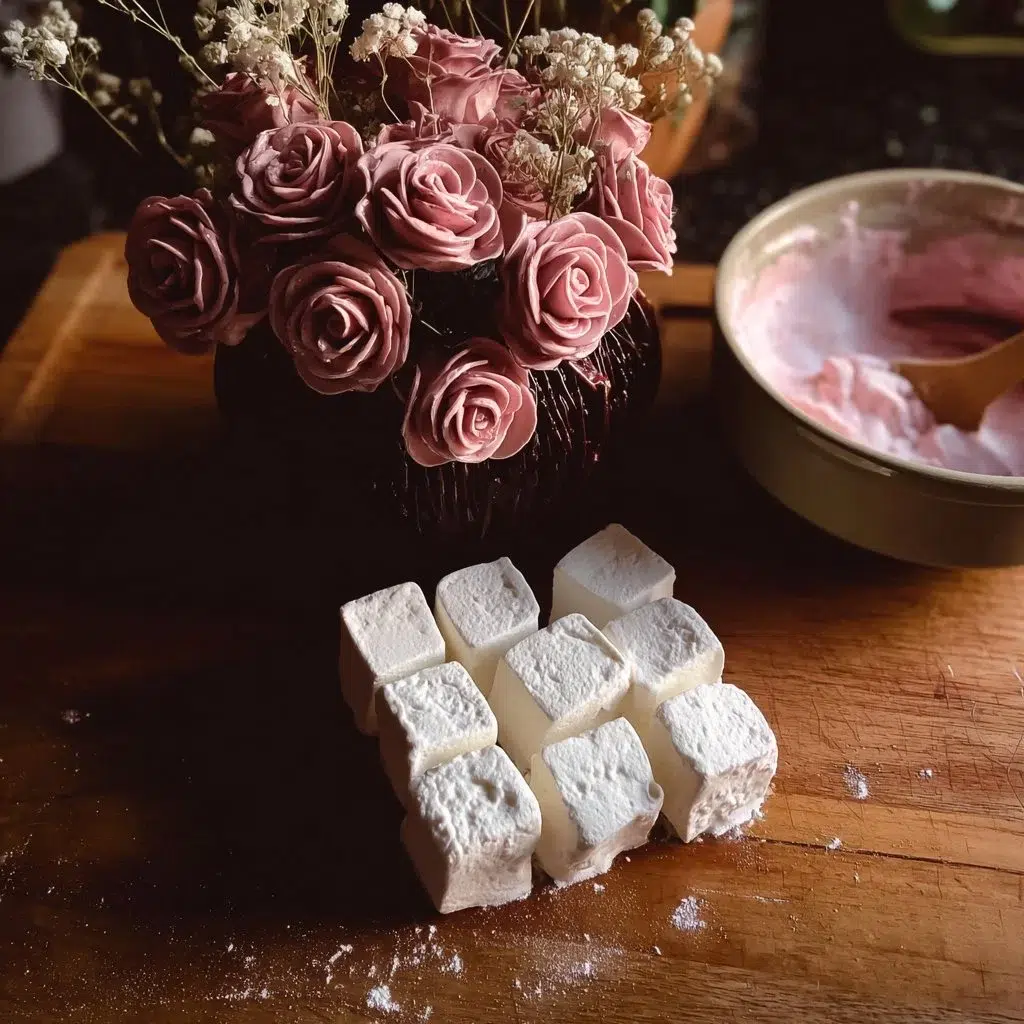 Marshmallows Chocolate Rose Bouquet 10 Marshmallows Chocolate Rose Bouquet