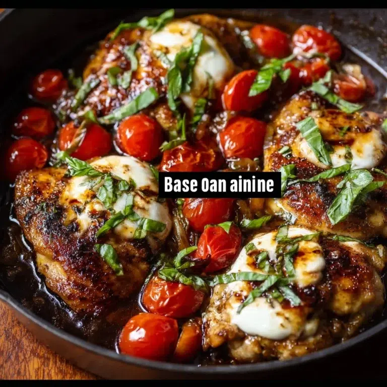 One-Pan Juicy Chicken with Balsamic Sauce
