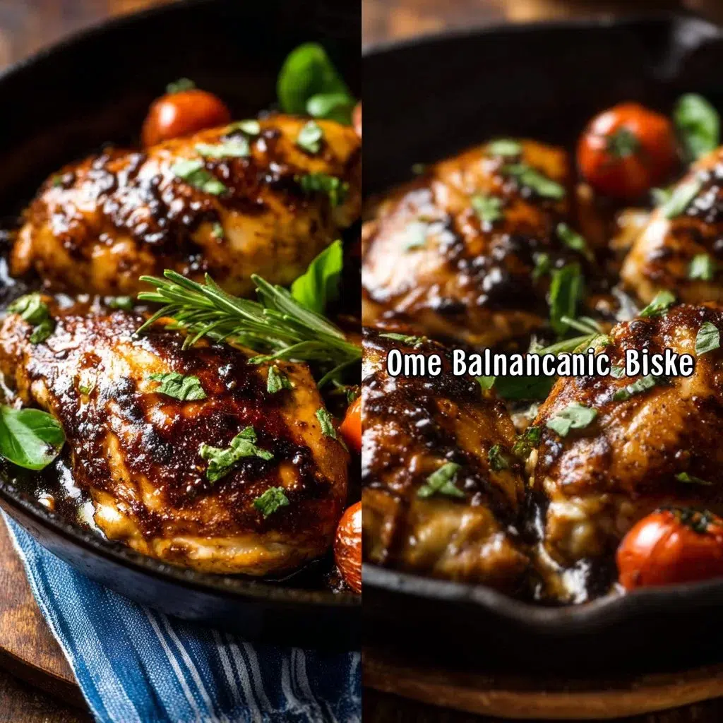 One-Pan Juicy Chicken with Balsamic Sauce 11 One-Pan Juicy Chicken with Balsamic Sauce