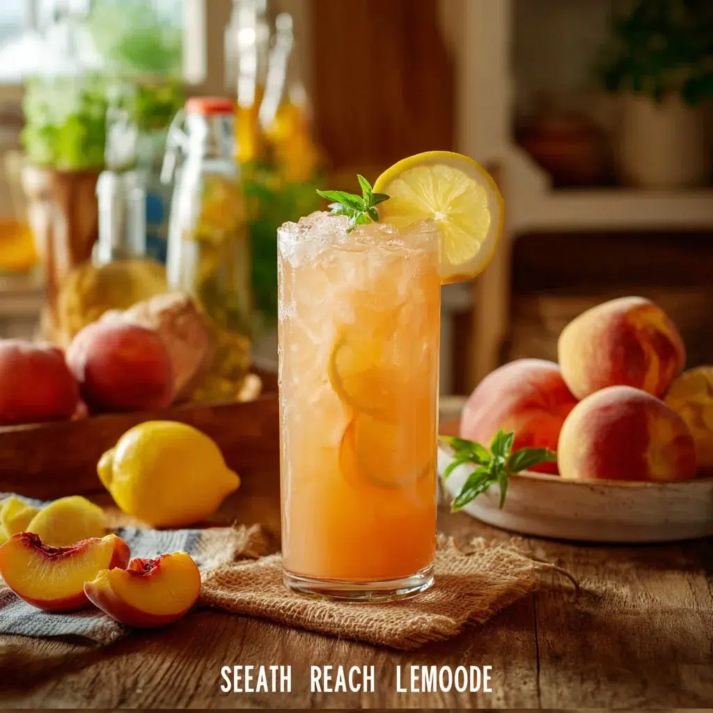 Peach Lemonade Recipe: Refreshing and Easy Summer Drink 7 Peach Lemonade