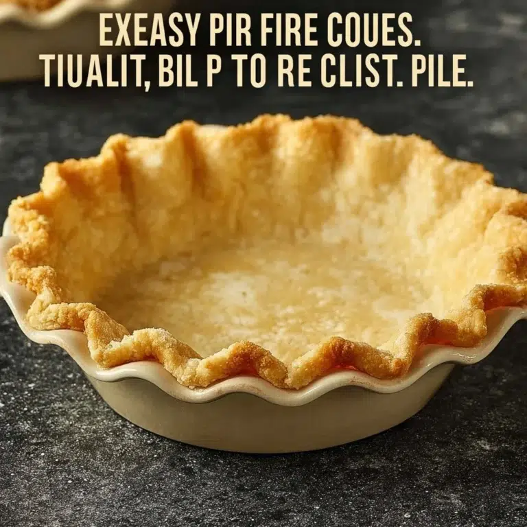 Best Pie Crust Recipe – Easy Homemade Pie Crust Made Simple