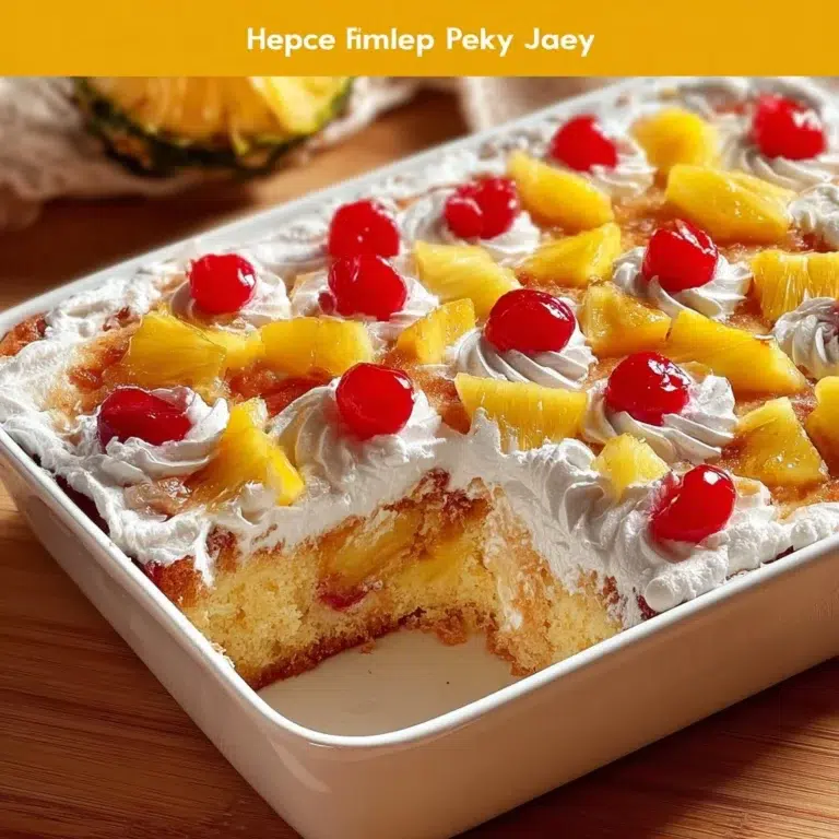 Pineapple Heaven Cake Recipe: A Tropical Delight for All Occasions