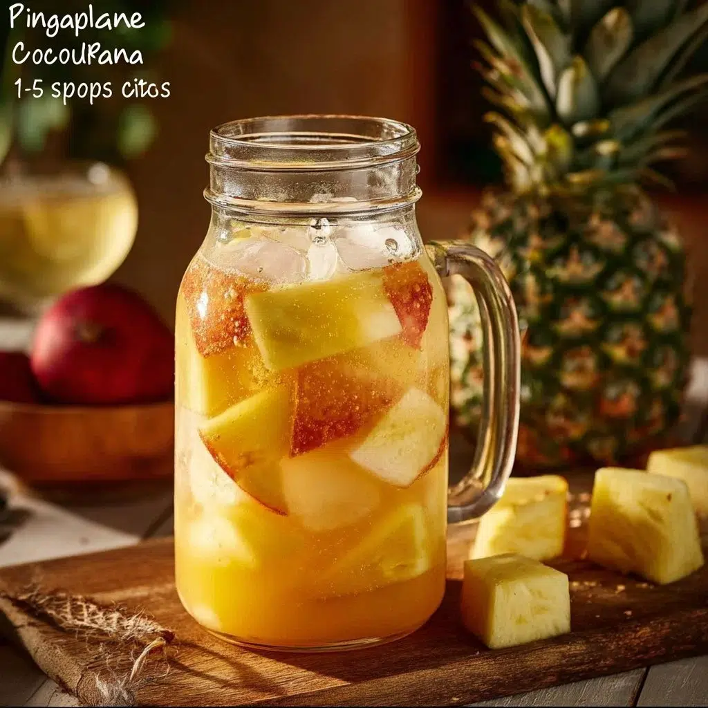 Pineapple Sangria with Coconut Rum 10 Pineapple Sangria with Coconut Rum
