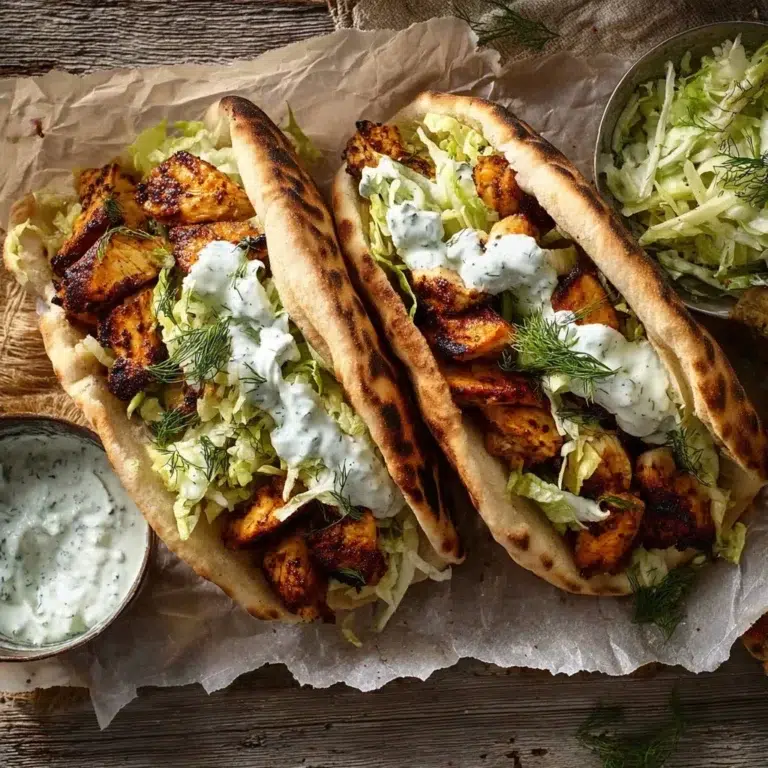 Sheet Pan Chicken Pitas with Herby Ranch