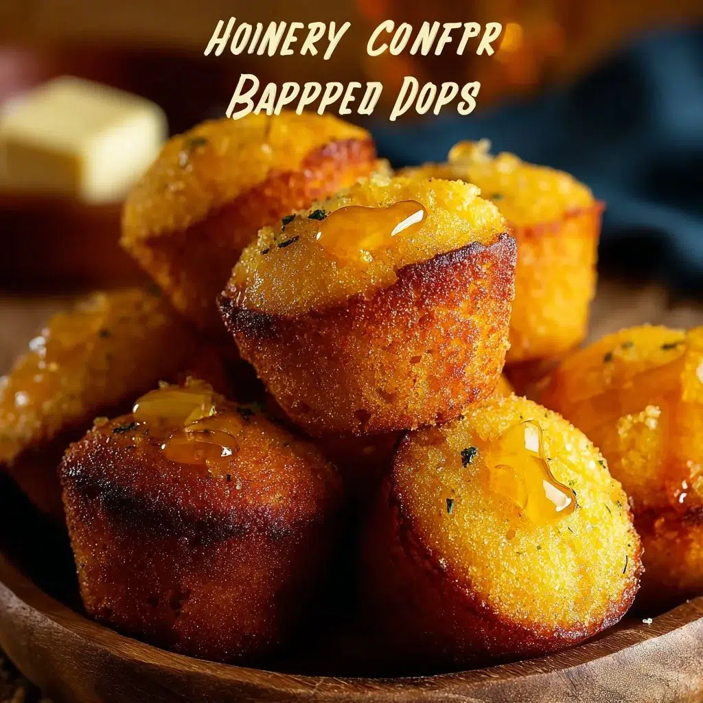 Southern-style Honey Butter Cornbread Poppers