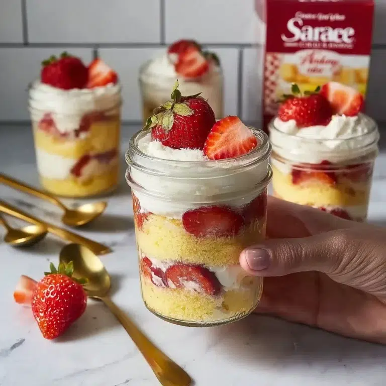 Strawberry Shortcake in a Jar: Easy and Delicious Dessert Recipe