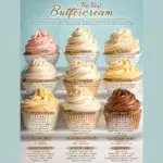Delicious vanilla cupcakes with creamy frosting and colorful sprinkles