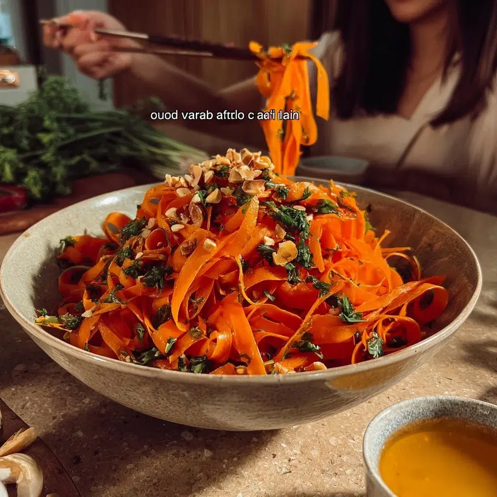 Viral Shaved Carrot Salad