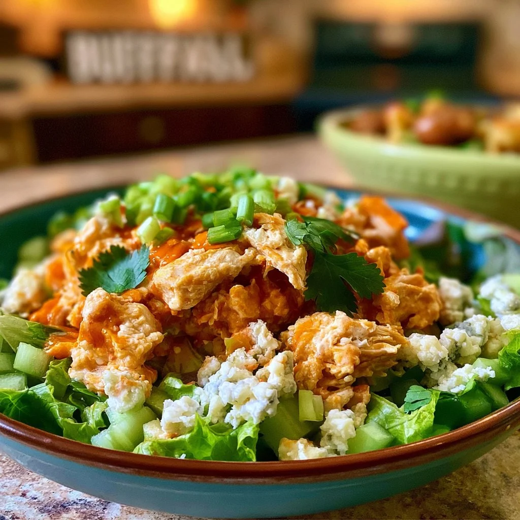 10 Minute Buffalo Chicken Salad: Quick and Healthy Recipe 3 10 Minute Buffalo Chicken Salad, dietitian recipe for healthy buffalo chicken salad!