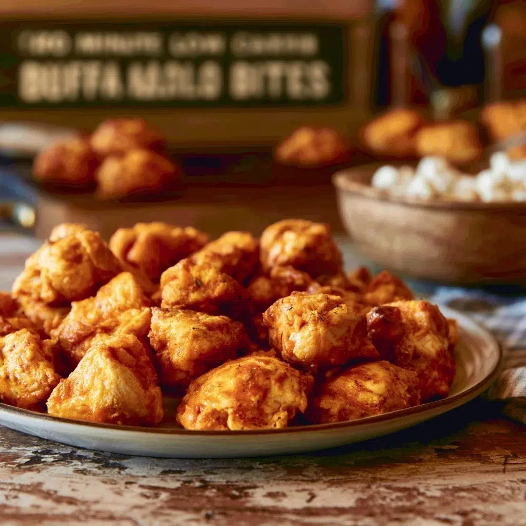20-Minute Healthy Low Carb Buffalo Chicken Bites