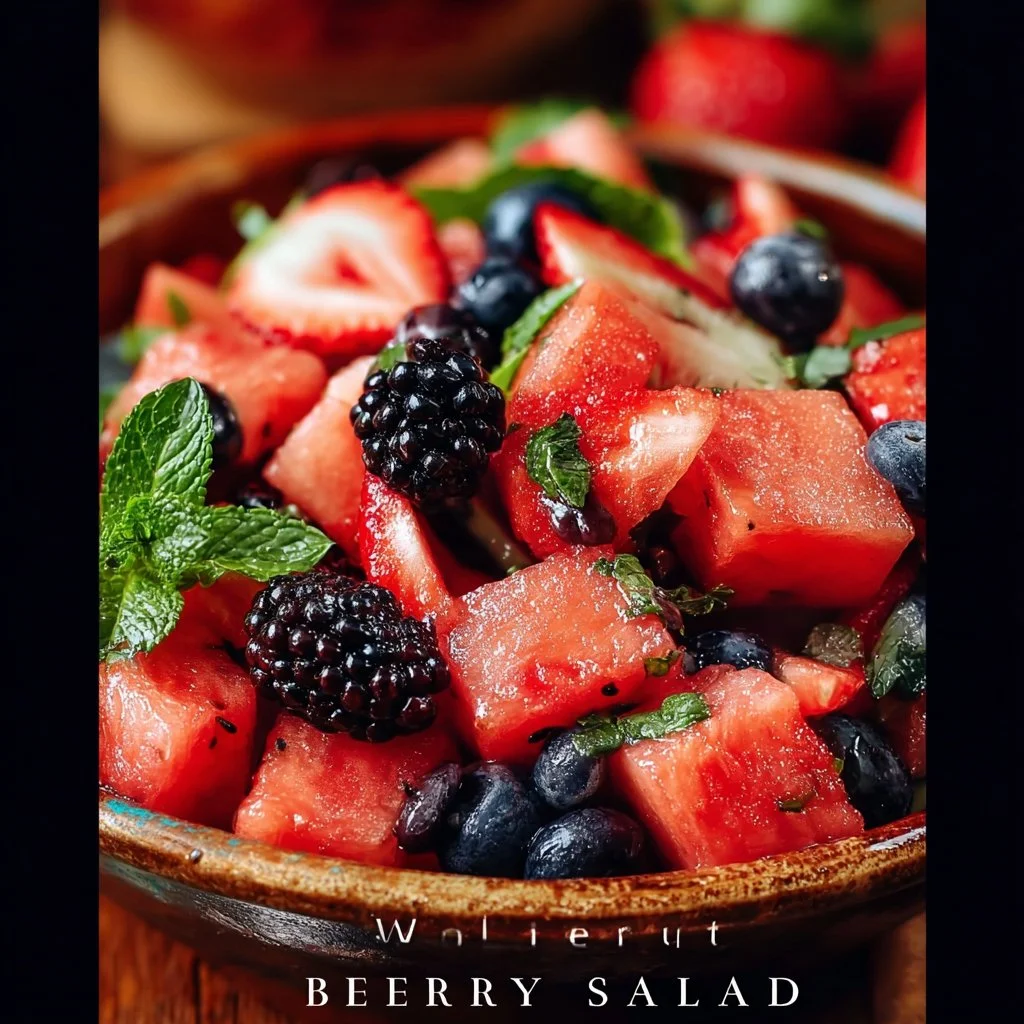 Berry Watermelon Fruit Salad