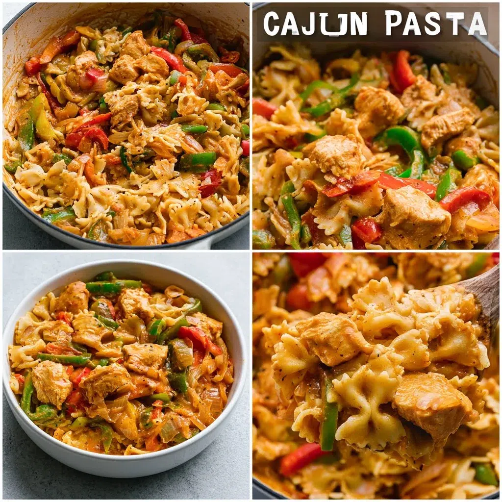 Cajun Chicken Pasta Recipe - A Spicy and Creamy Delight 6 Delicious Cajun Chicken Pasta with vibrant spices and creamy sauce