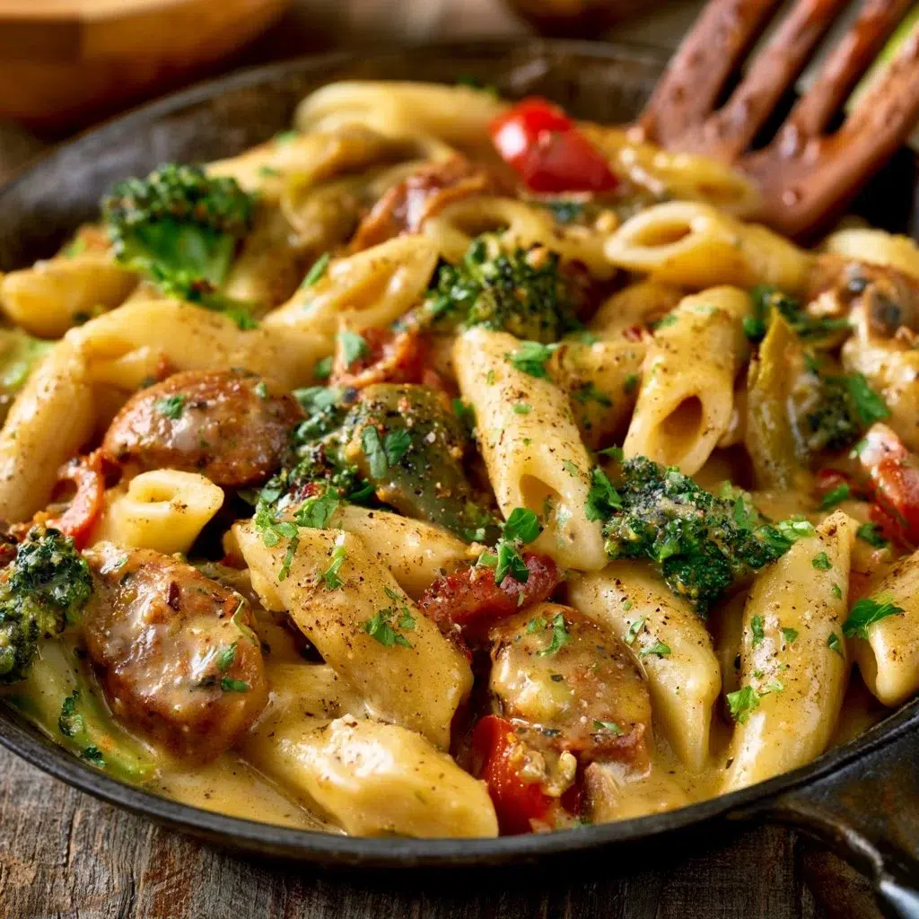 Cajun Sausage and Pepper Pasta 10 Cajun Sausage and Pepper Pasta