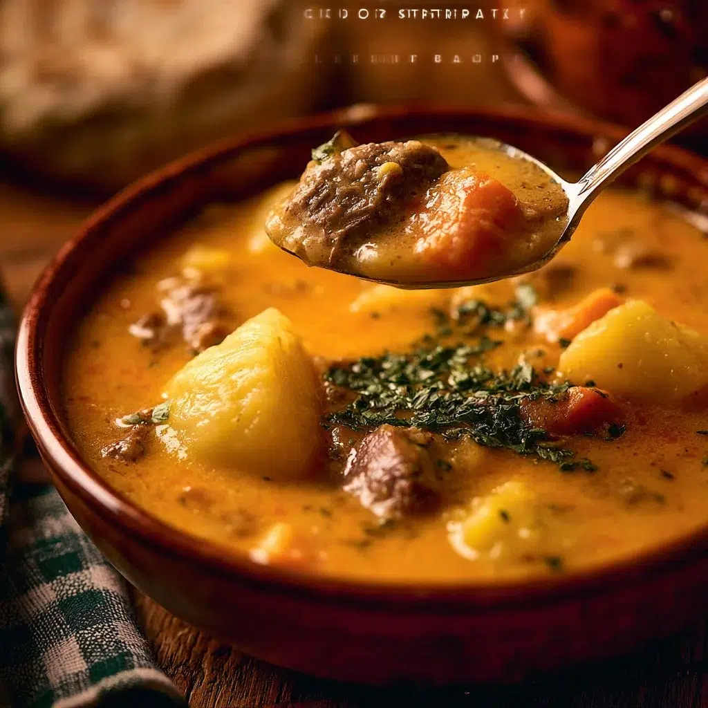 Cheesy Beef and Potato Soup Recipe for Comforting Deliciousness 8 Cheesy Beef and Potato Soup