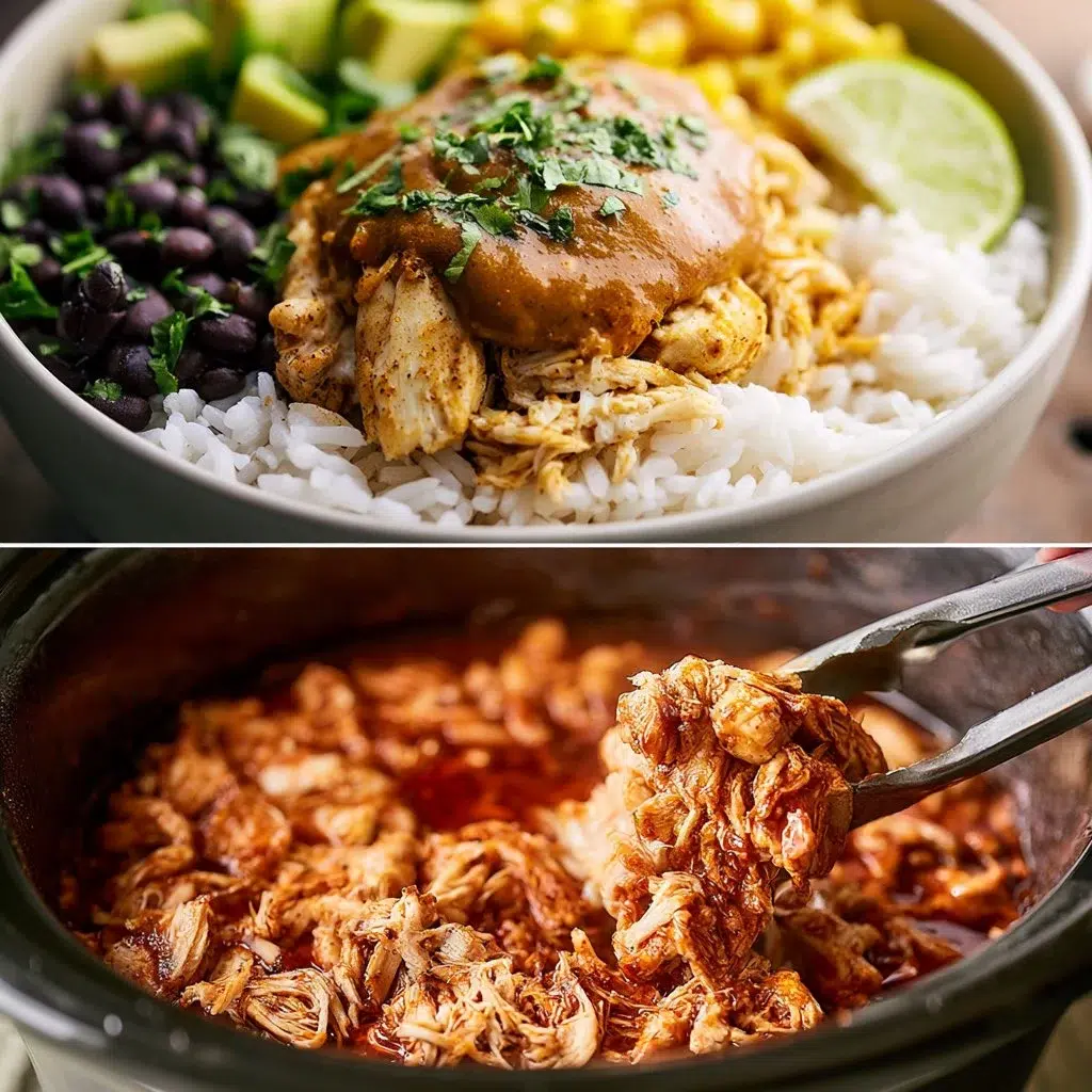 Chicken Burrito Bowl (Slow cooker)