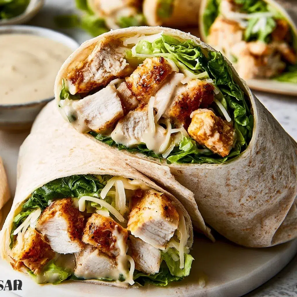 Chicken Caesar Wrap - Quick, Delicious, and Easy Recipe 7 Chicken Caesar Wrap